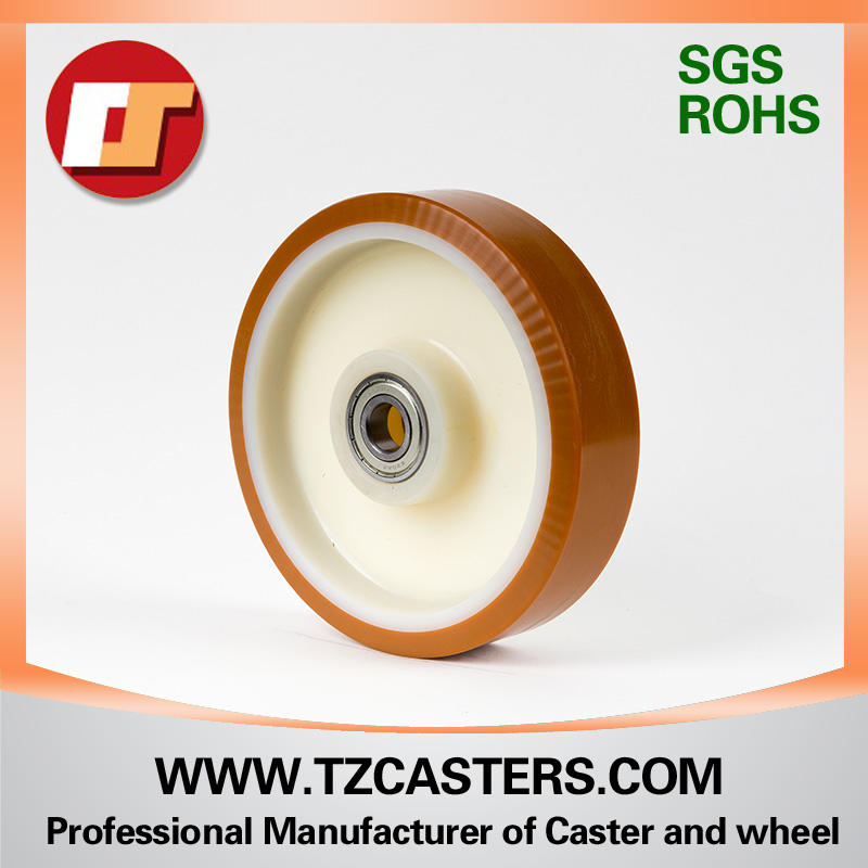 Polyurethane wheeled nylon core
