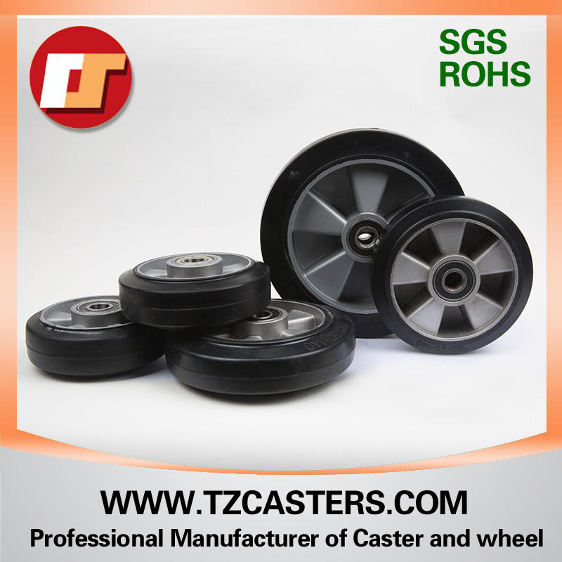 Rubber aluminum core wheel (Detailed-4001)