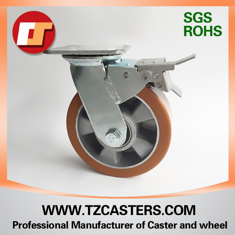 Universal belt brake heavy duty wheel carrier-2