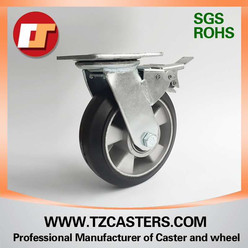 Universal belt brake heavy duty wheel frame-5